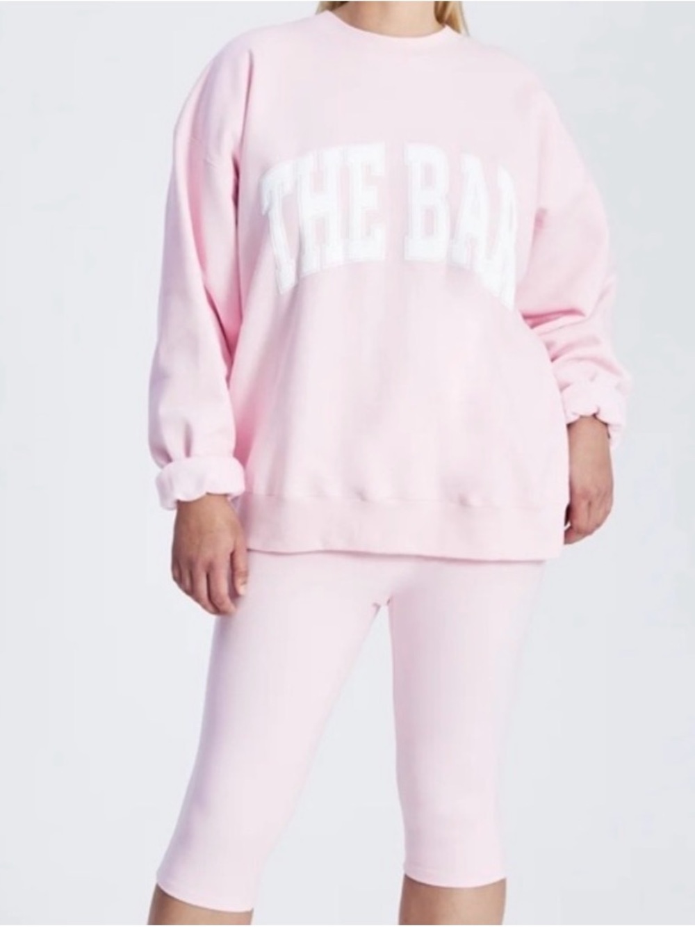 NWB THE BAR PINK SWEATSHIRT